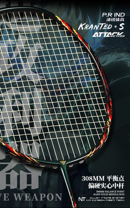 GXS P.R.IND KRANTED S Badminton Racquet Azure Dragon
