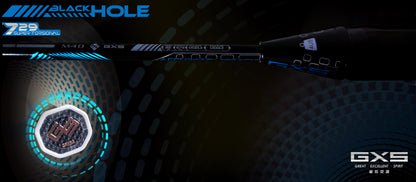 GXS P.R.IND BLACK HOLE 729 badminton racket