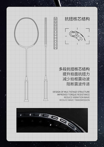 GXS P.R.IND UNI.EXPLORER.1956 badminton racket(gift box)