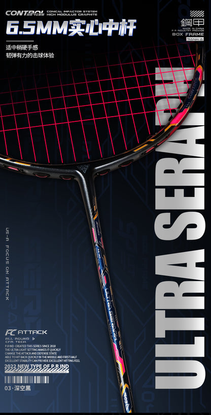 GXS P.R.IND ULTRA SERAPH FC ATTACK Badminton Racquet